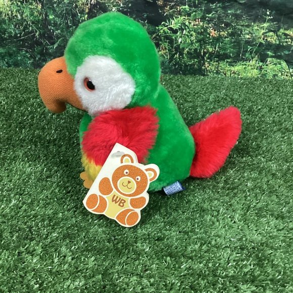 Vintage Cuddle Ups Parrot Mazatlan Jr. Plush Wallace Berrie - Picture 3 of 10